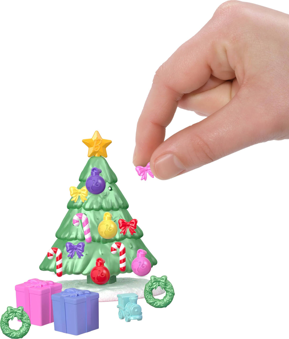 Barbie Mini Land Advent Calendar sleigh for holiday scenes