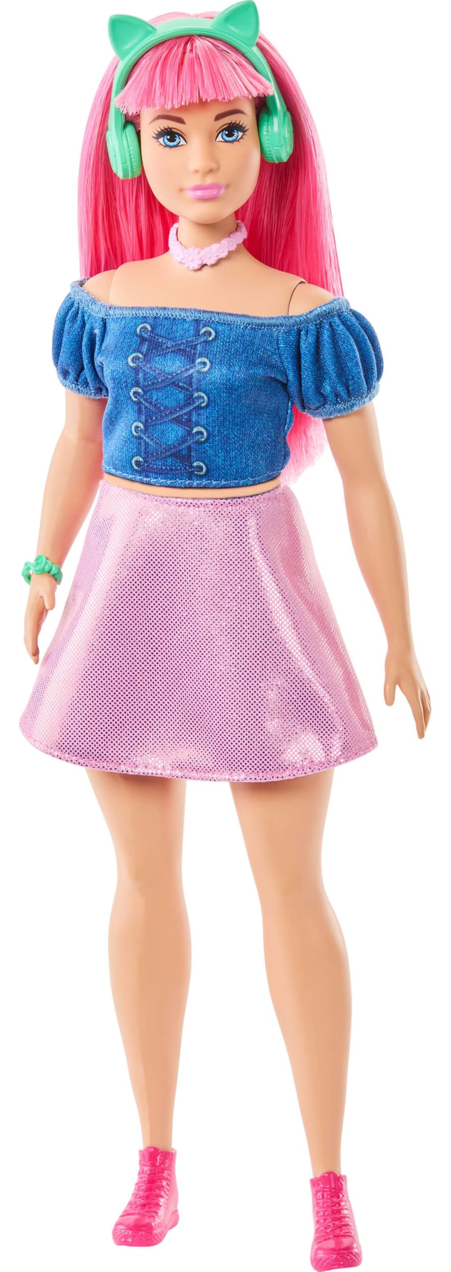 Barbie Mysteries Daisy cat-ear headphones enhance themed storytelling.