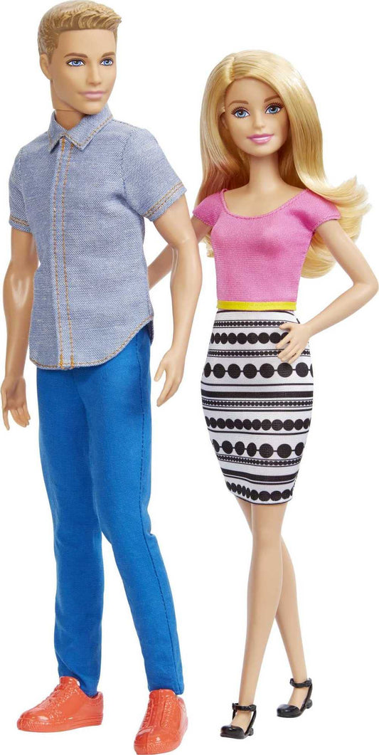 Barbie pink top and graphic skirt outfit inspires storytelling and dress-up fun.