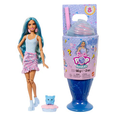 Barbie Pop Reveal Treat Series cupcake doll with sweet scent and poseable joints for imaginative play