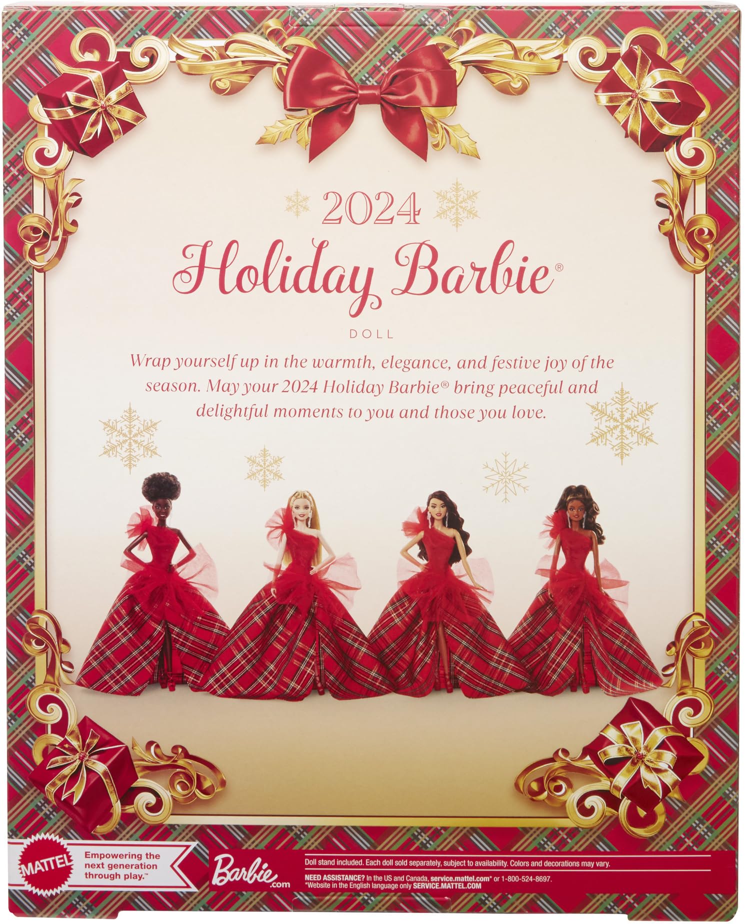 Barbie Signature Doll in festive packaging, ready for gifting and display.