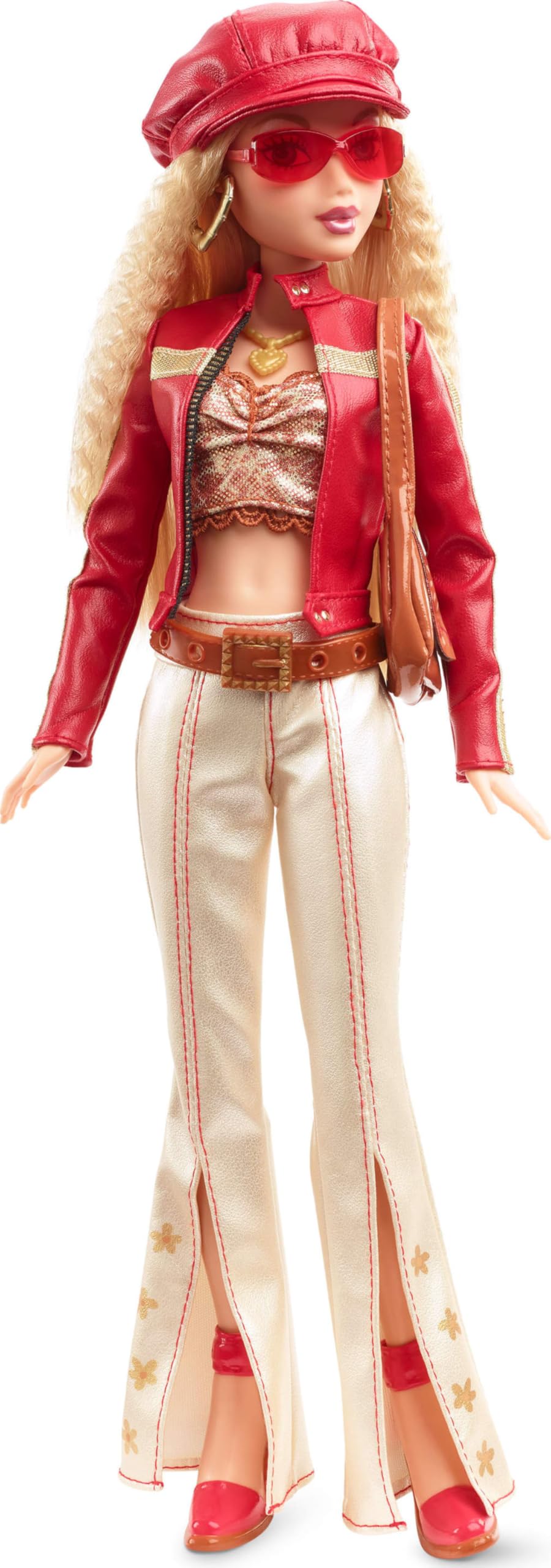 Barbie Signature My Scene doll in red moto jacket for vivid fashion storytelling