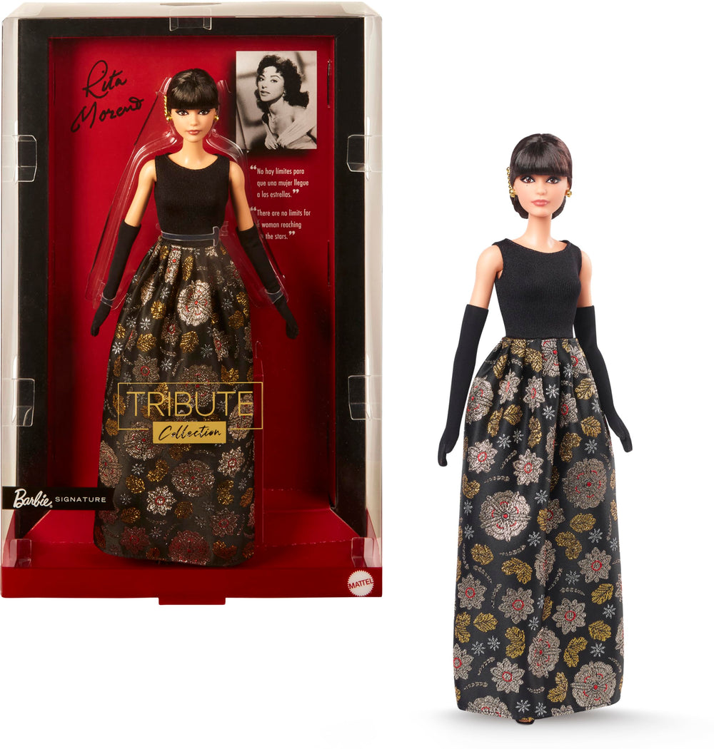Barbie Rita Moreno doll packaging, ideal display piece for collectors.