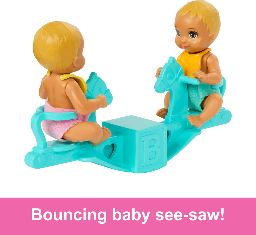 Barbie Skipper Twin Nursery Accessories set includes bottles blankets and bibs for pretend care