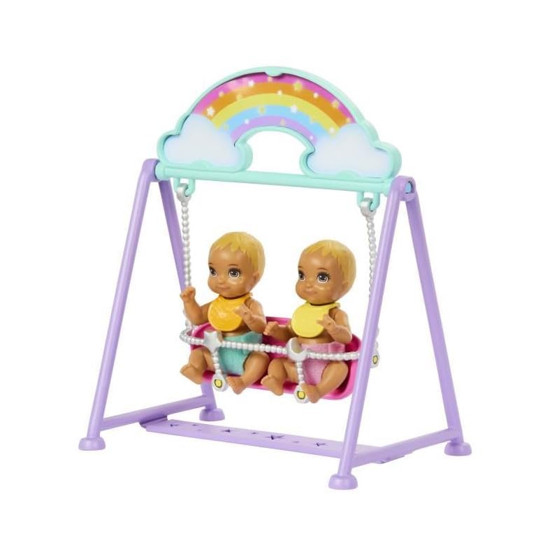 Barbie Skipper Twin Nursery Arch fits on crib or floor for versatile play