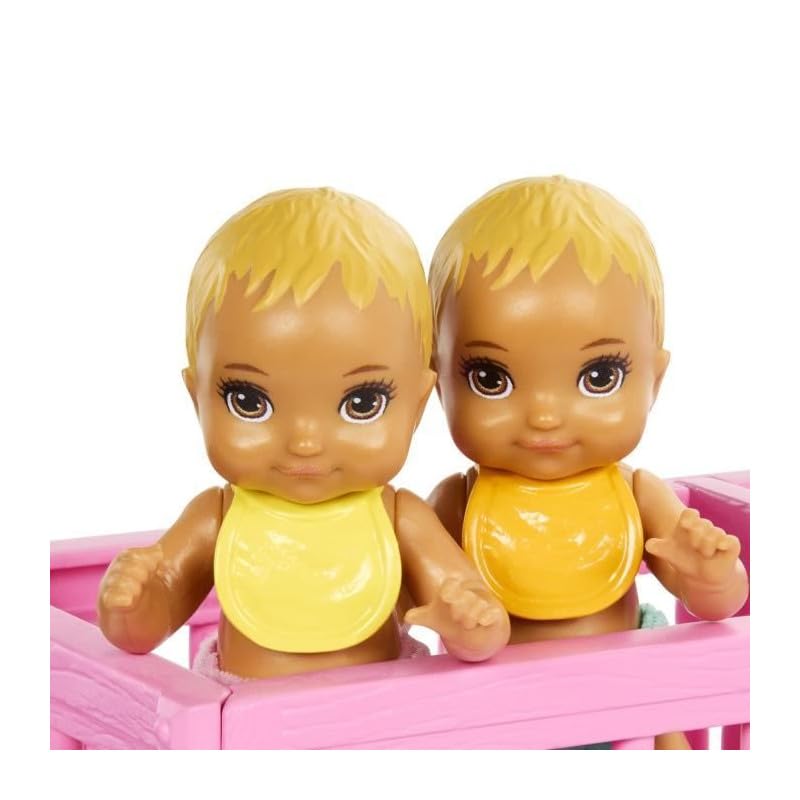 Barbie Skipper Twin Nursery Rainbow Swing offers gentle rocking for twins
