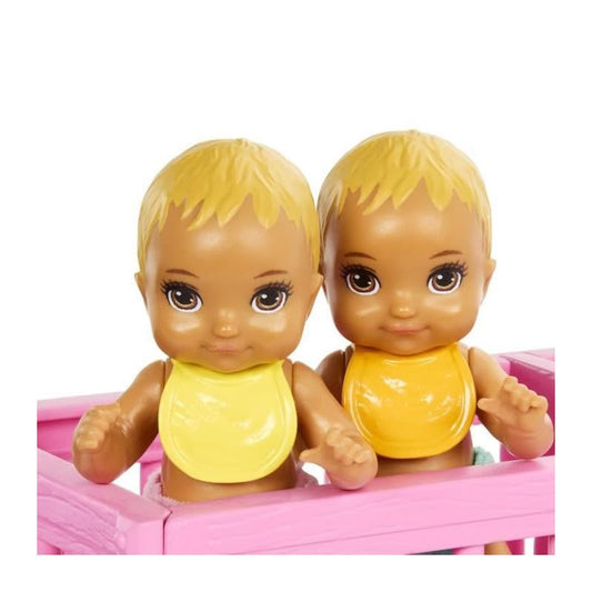 Barbie Skipper Twin Nursery Rainbow Swing offers gentle rocking for twins