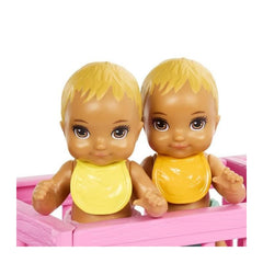 Barbie Skipper Twin Nursery Rainbow Swing offers gentle rocking for twins