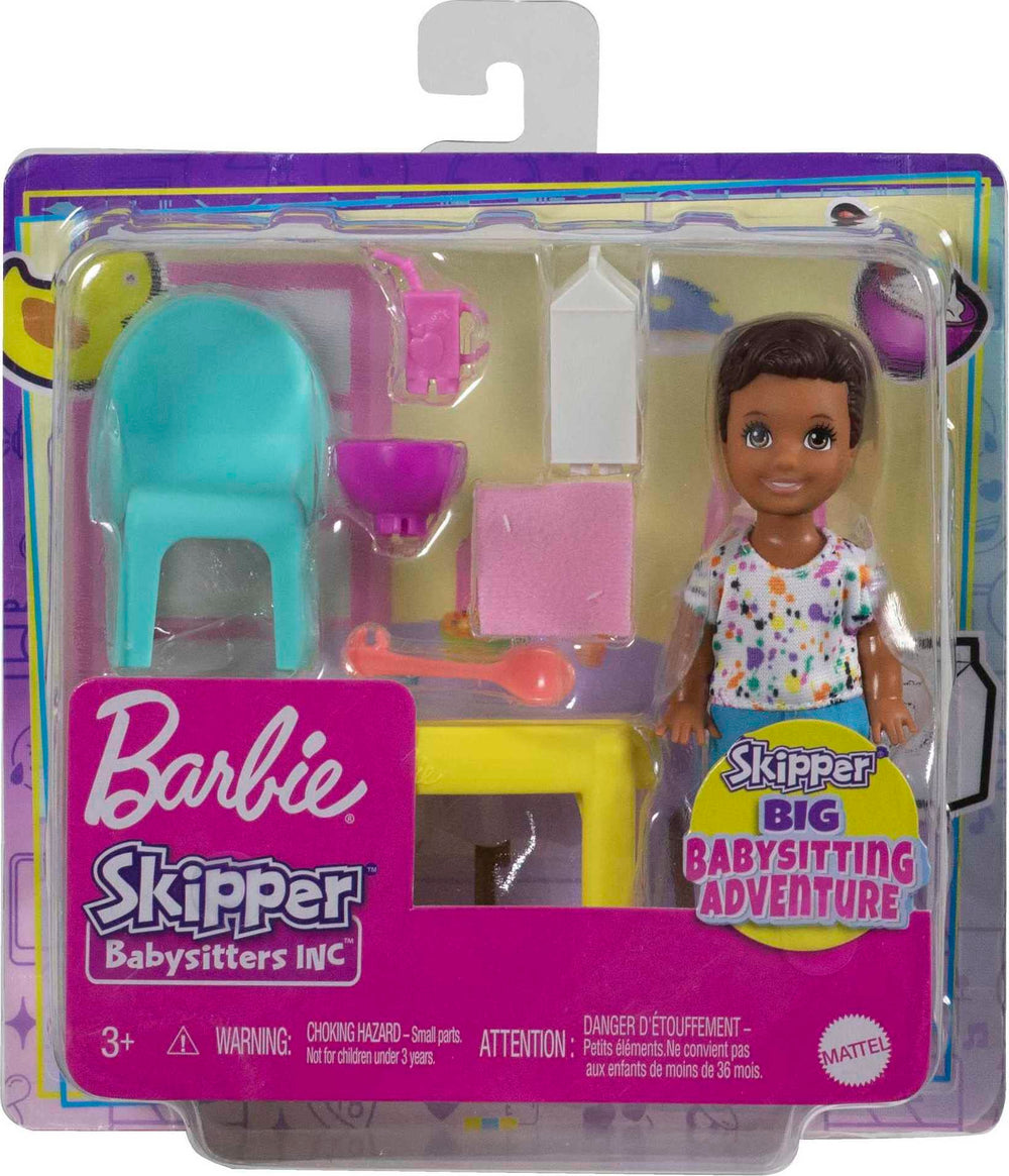 Barbie Skippers Babysitters Inc complete playset fuels caregiving adventures.