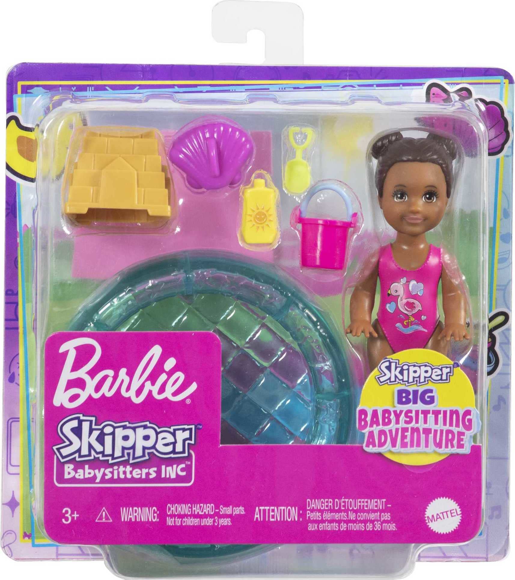 Barbie Skippers doll with easy-to-hold pieces for play.