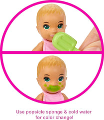 Barbie Skippers Inc whale-shaped tub enhances bath-time storytelling and imaginative care.