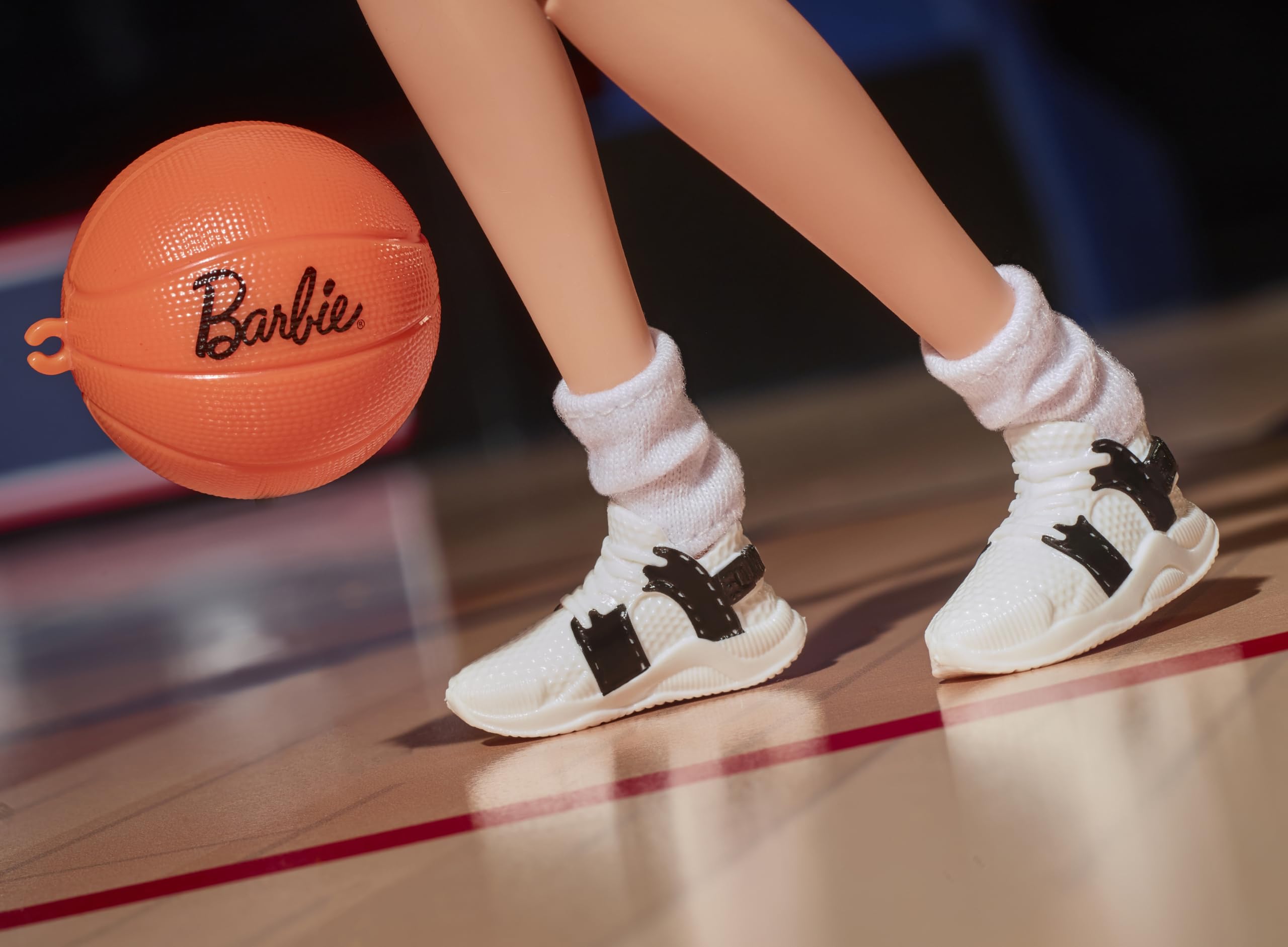 Barbie Sue Bird doll with iconic ponytail captures career-ready silhouette.