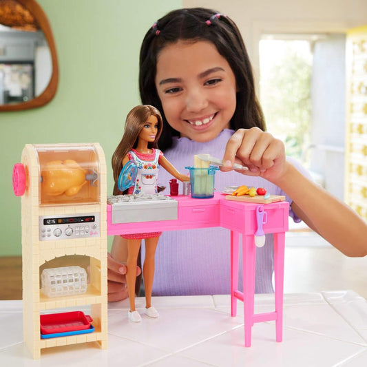 Barbie Teresa color-change cookies enable sensory play with water