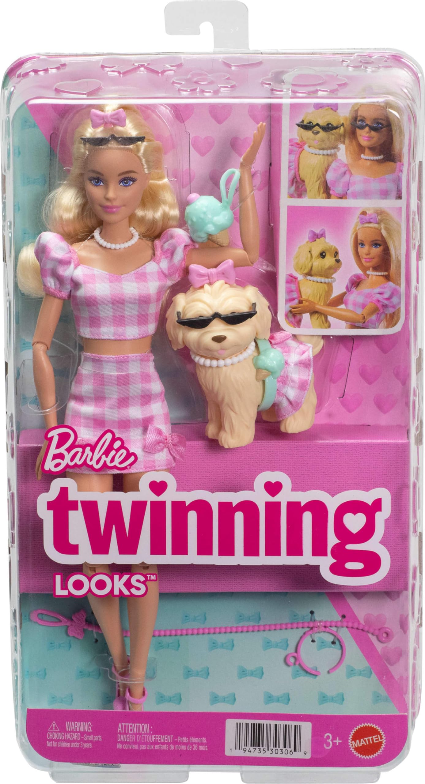 Doll's bendable joints help recreate natural poses.