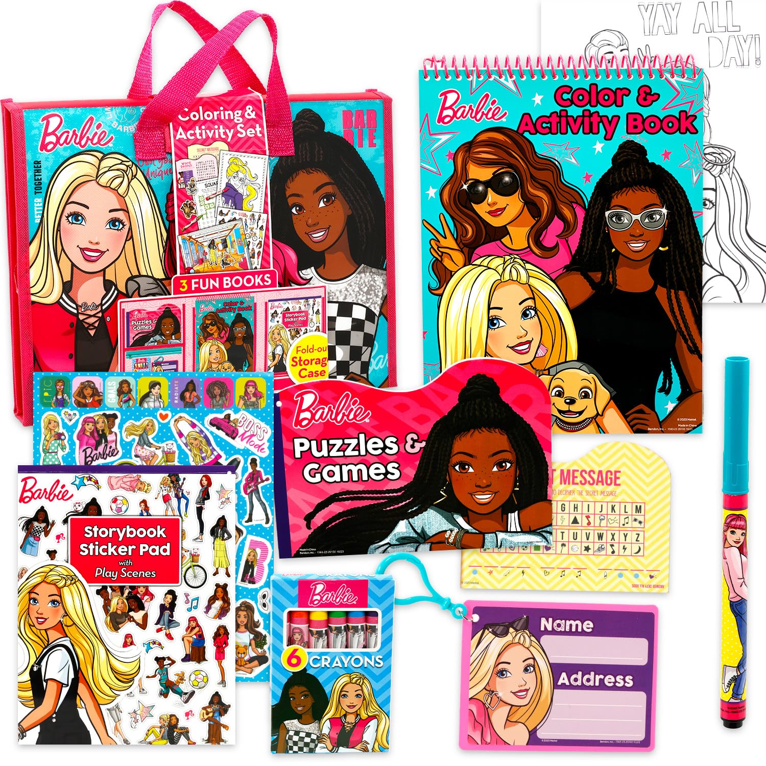 Barbie Ultimate Activity Set color books visually engaging for creative play