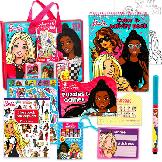 Barbie Ultimate Activity Set color books visually engaging for creative play
