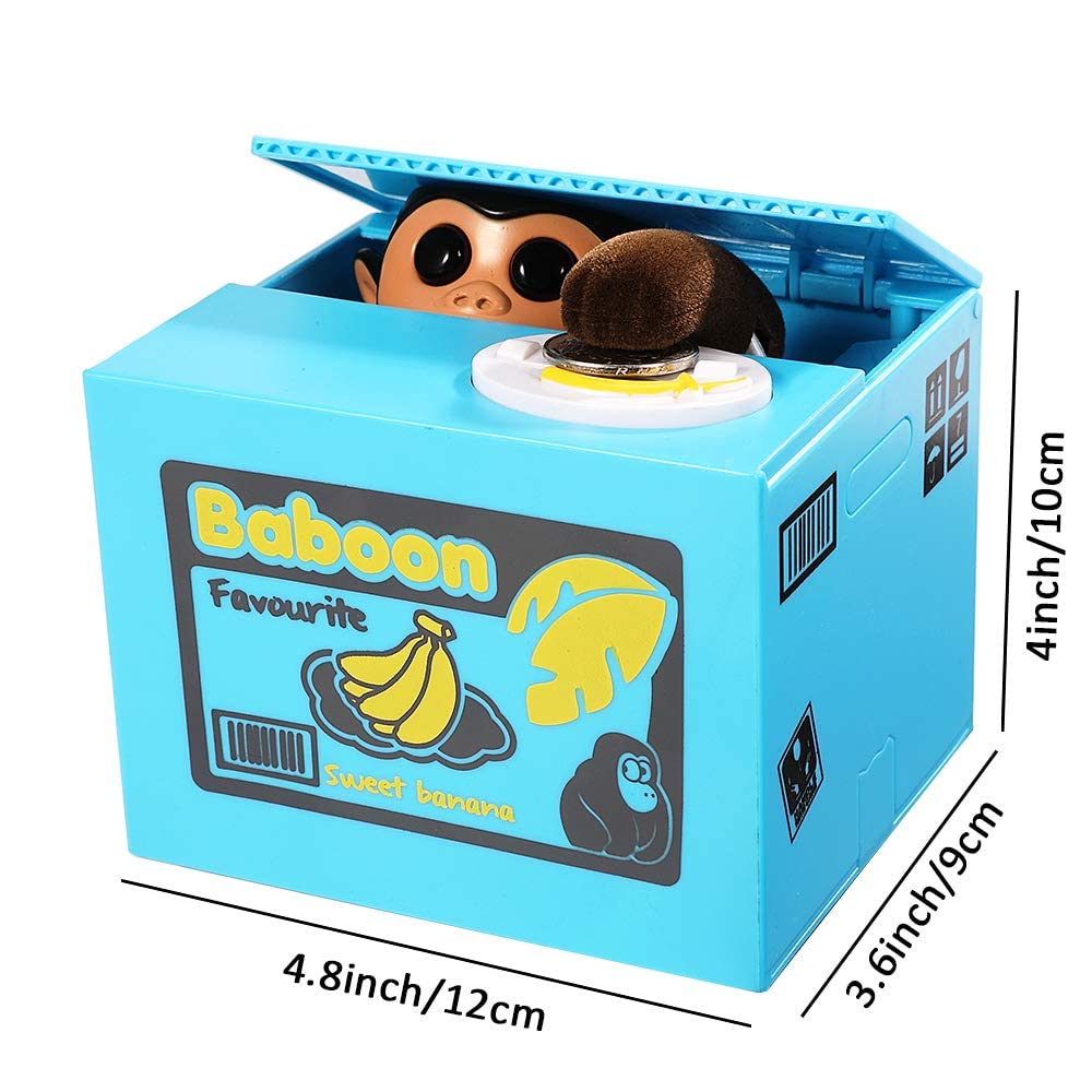 Barelove Monkey Piggy Bank sturdy packaging ensures a pristine delivery