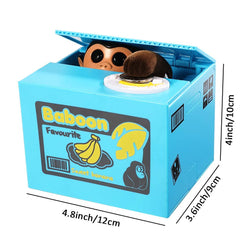 Barelove Monkey Piggy Bank sturdy packaging ensures a pristine delivery