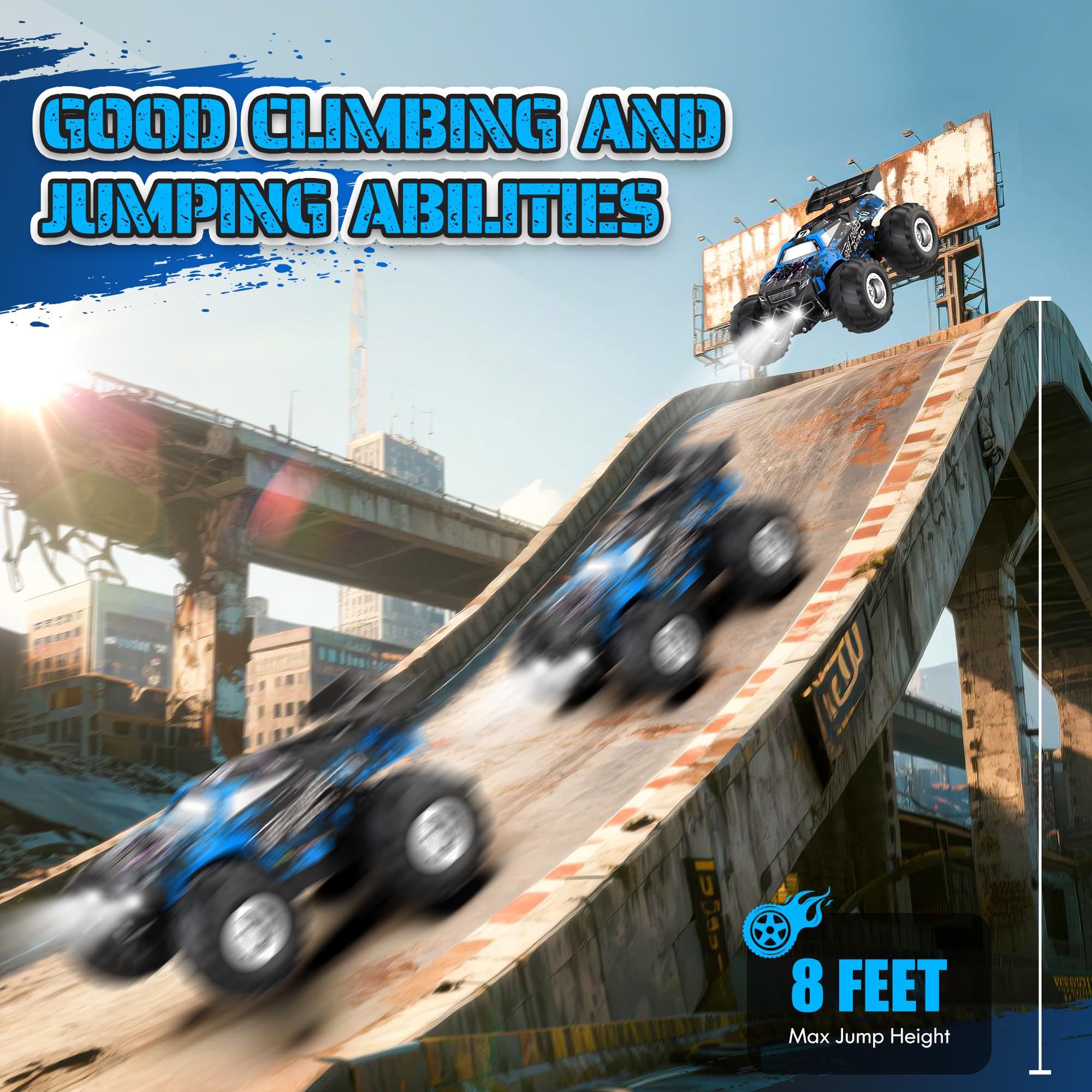 Barlisam remote-control car reaches 10 km/h for safe, controlled play.