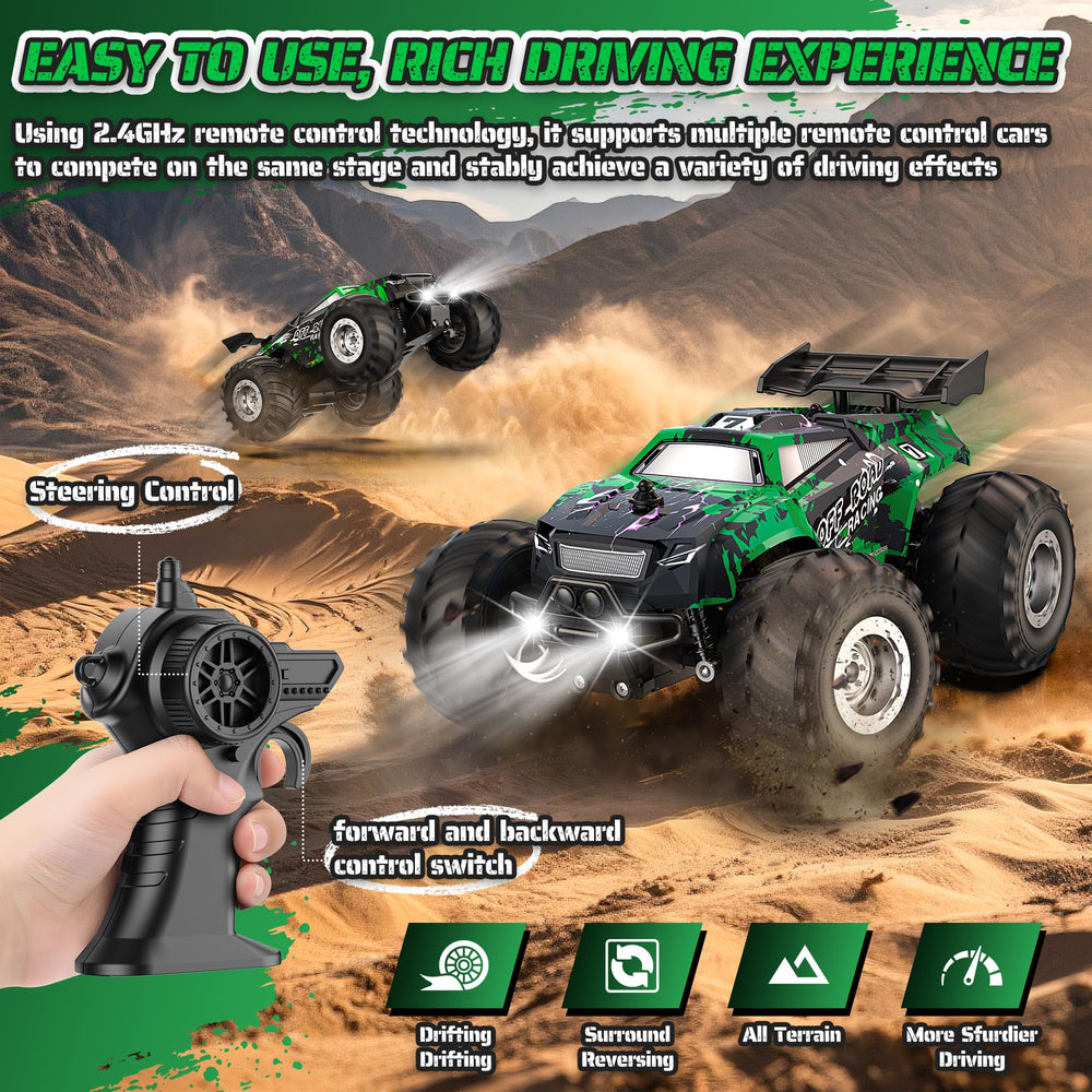Barlisam RC car 2-4GHz controller demonstrating a stable signal for multiplayer fun.