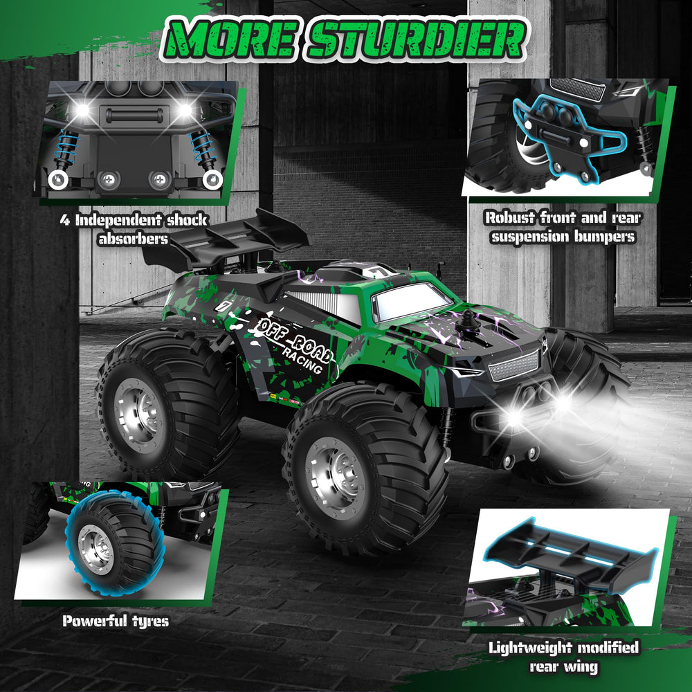 Barlisam sturdy bumpers and suspension cushion impacts on rough terrain.