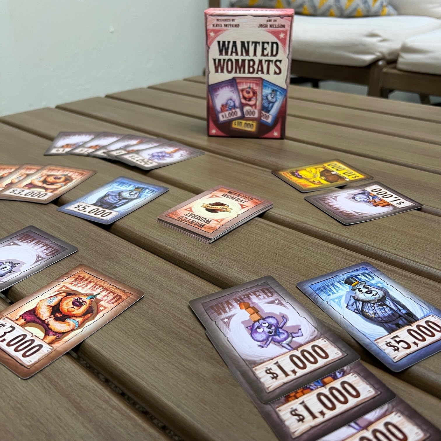 Barrel Aged Games Wanted Wombats rule book open for fast setup