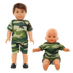 BARWA six-piece 18-inch doll clothes set enables fast dress-ups for playtime