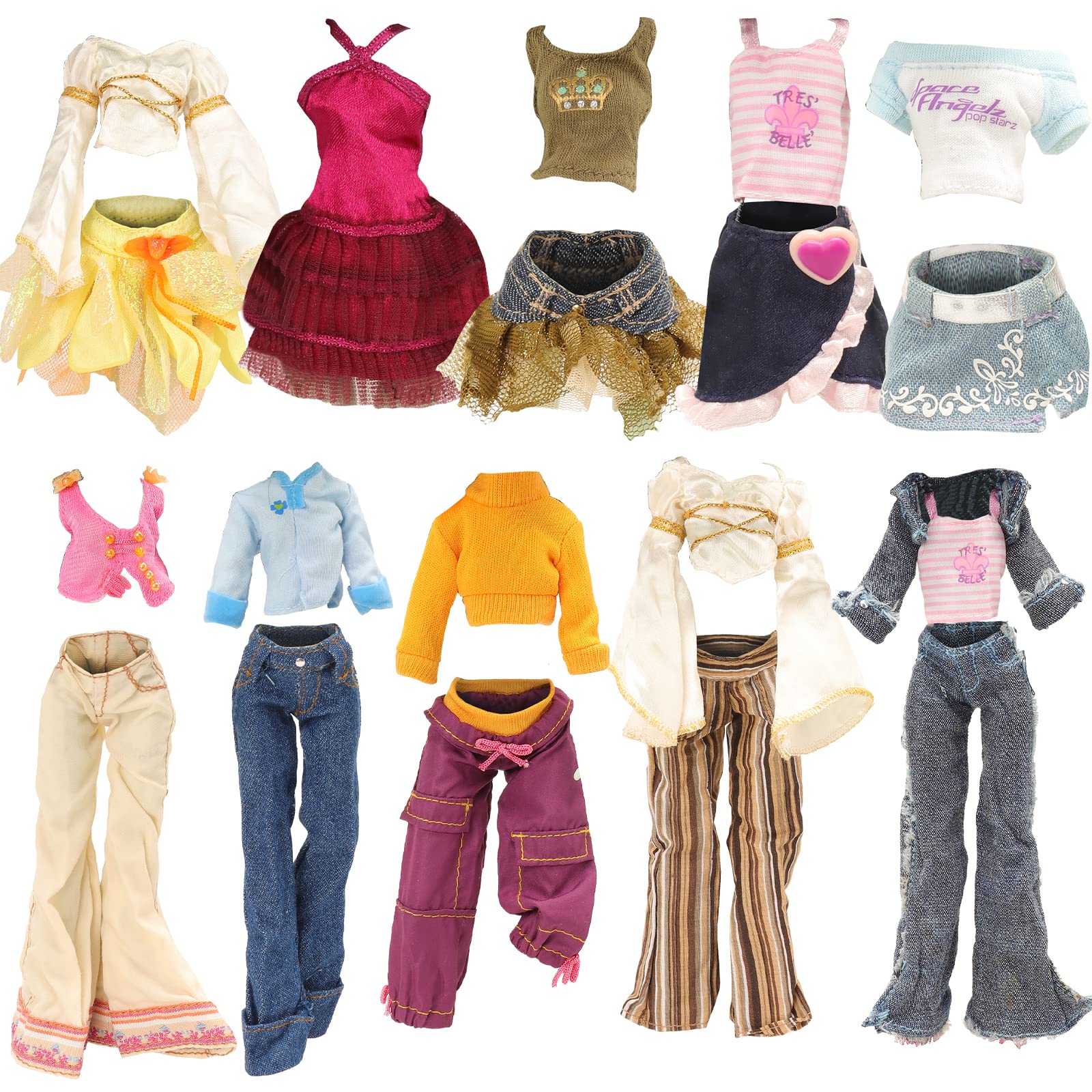 BARWA casual tops and pants outfits for the Monster Girl doll for everyday adventures