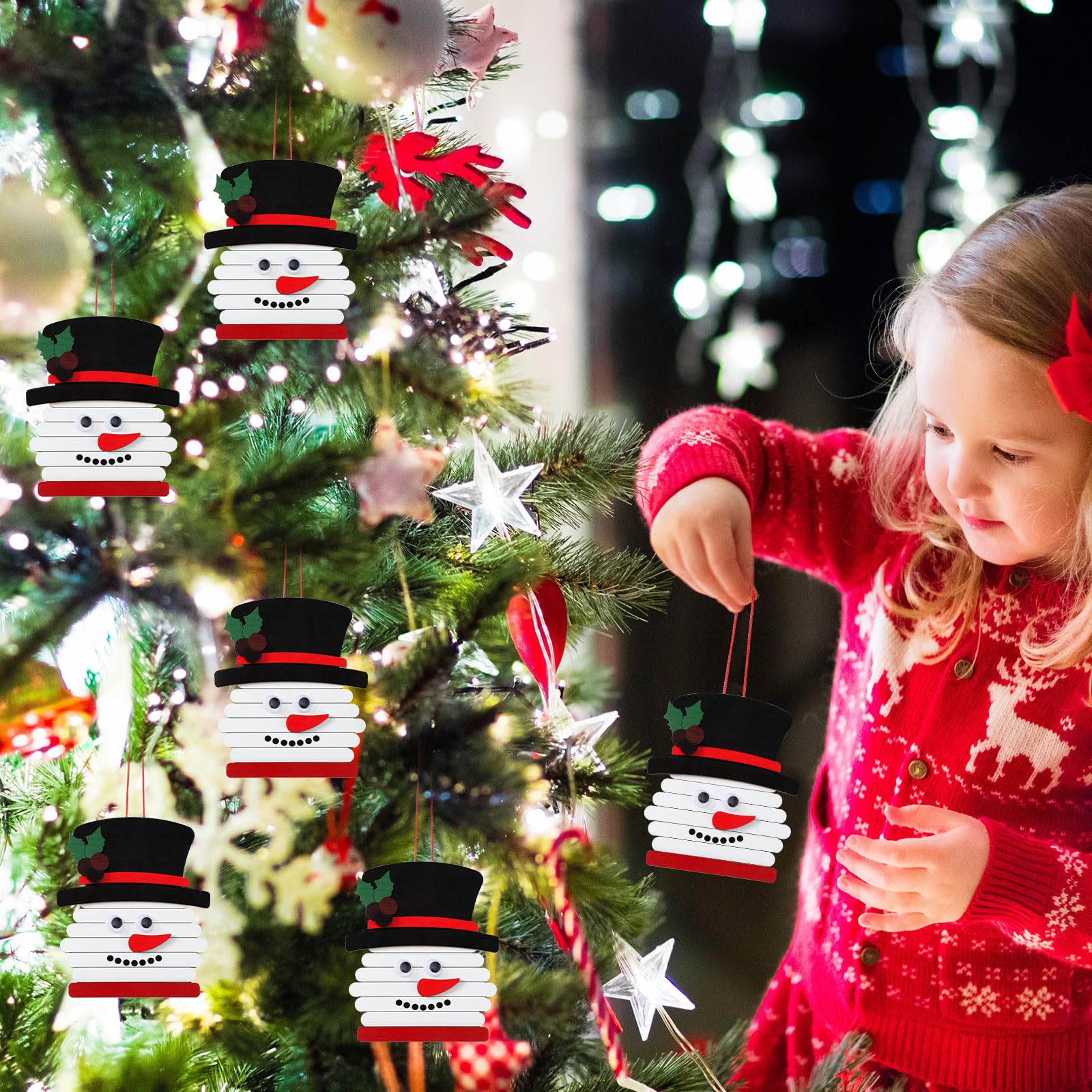Barydat DIY snowman ornament, perfect for home holiday decor