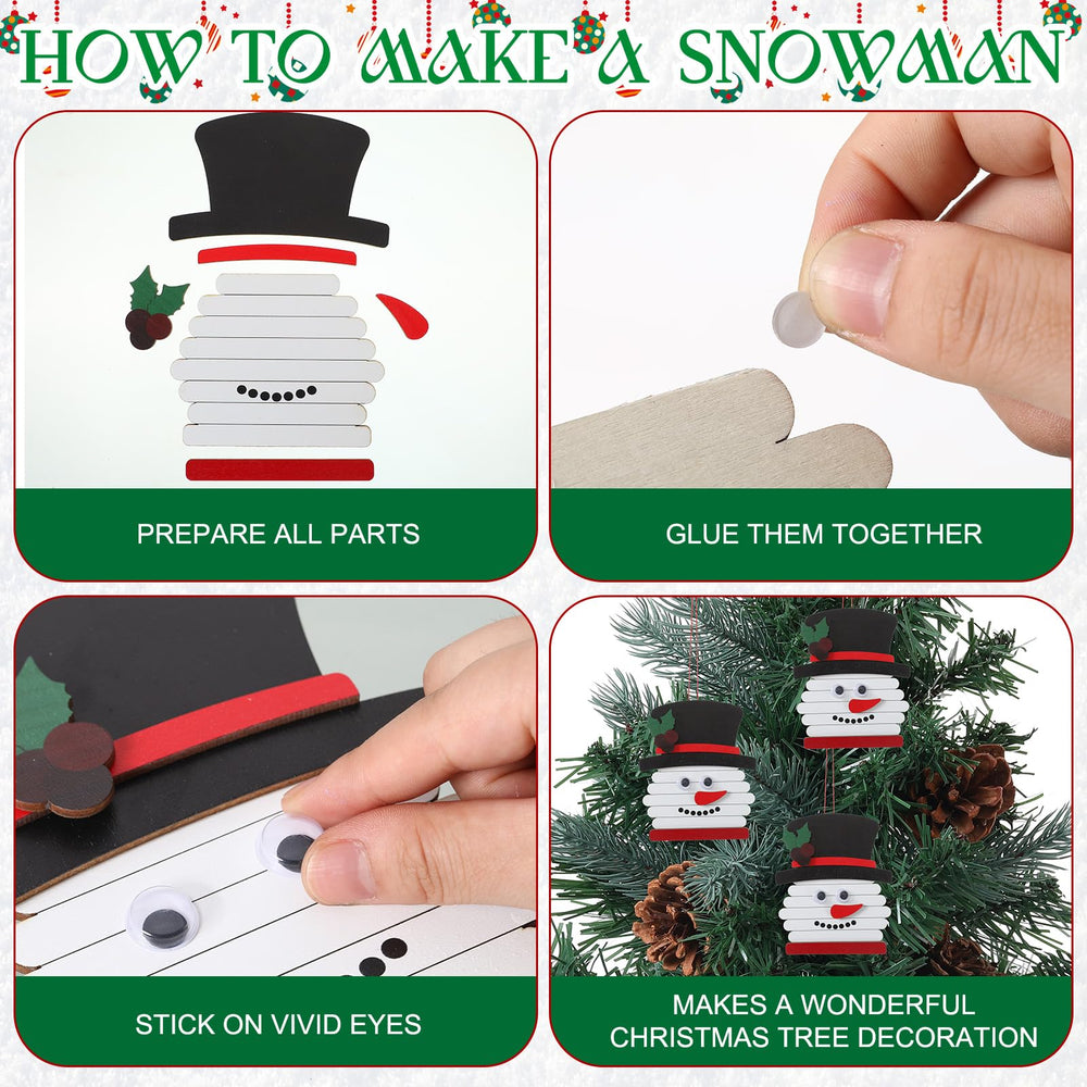 Barydat kid-friendly snowman craft assembly for creative holiday activity