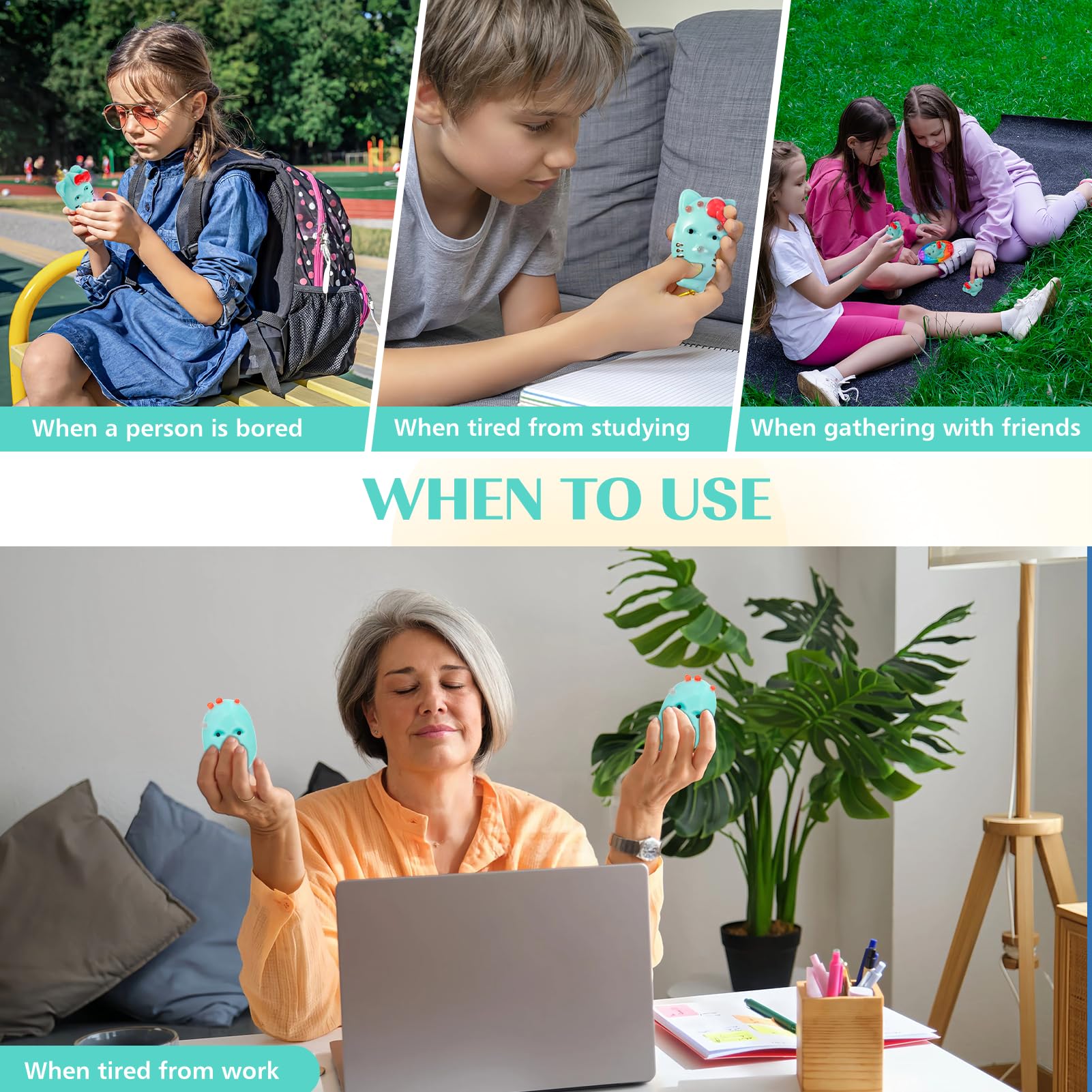 BaseBuy popping toy enhances focus and relaxation with tactile sensations.