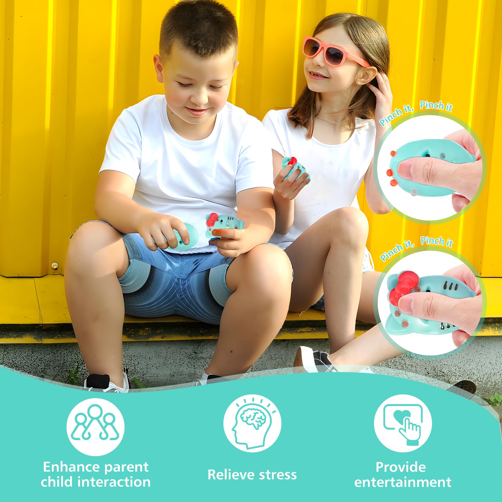 BaseBuy self-filling pimple popping toy enables ongoing play without replacements.