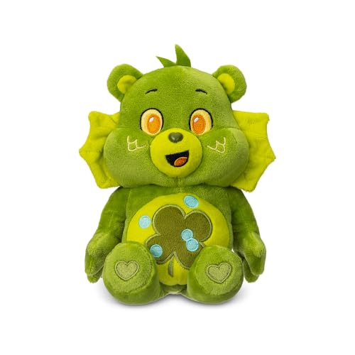 Care Bears Good Luck Bear Creature from the Black Lagoon close-up belly badge detail