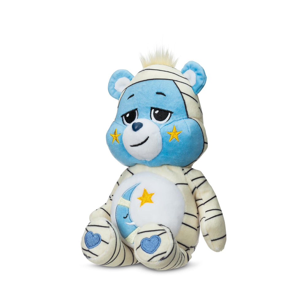 Basic Fun Grumpy Bear as Frankenstein's Monster, comforting monster friend
