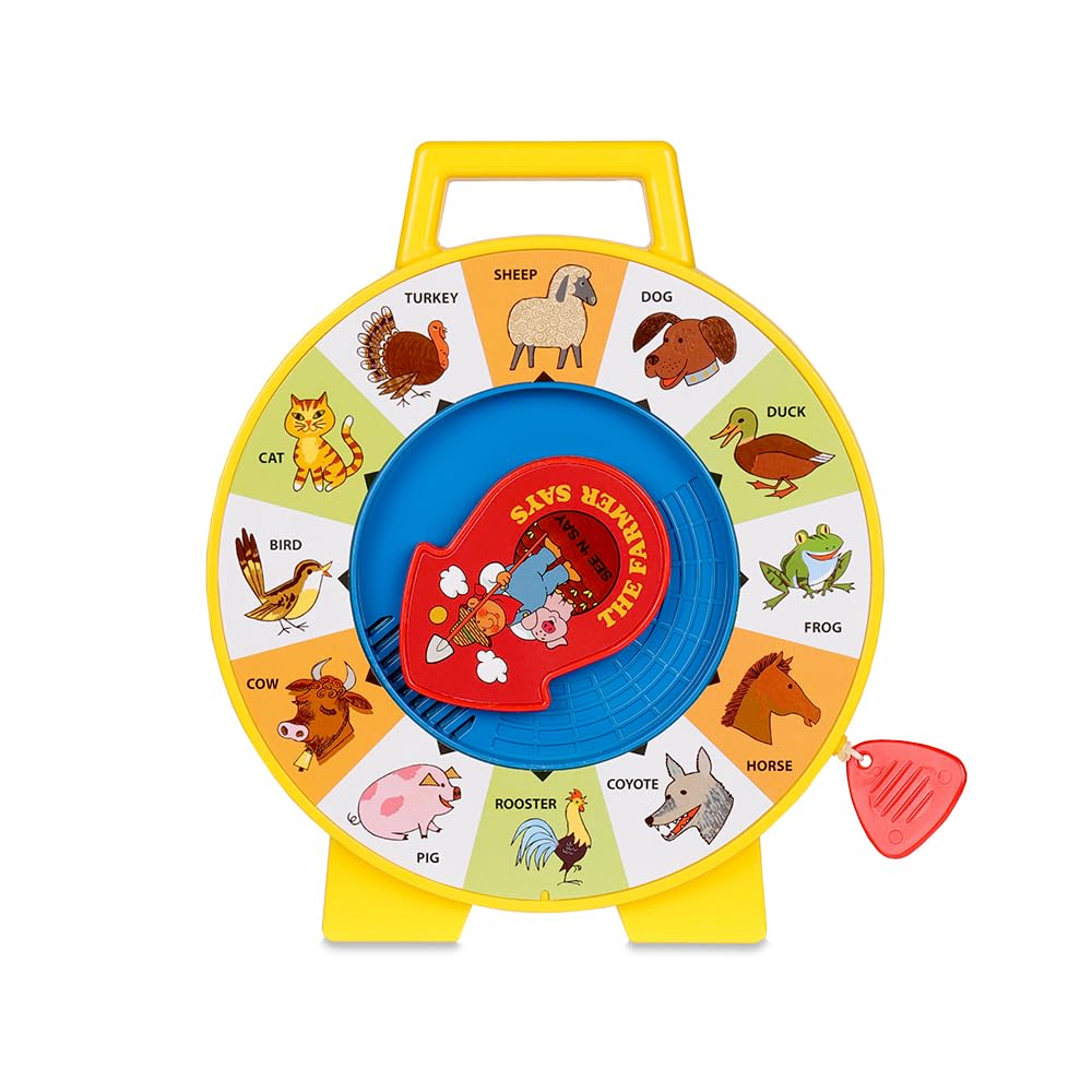 Basic Fun Fisher Price Classics See 'n Say arrow guides animal selection for interactive play