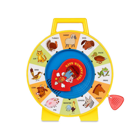 Basic Fun Fisher Price Classics See 'n Say arrow guides animal selection for interactive play