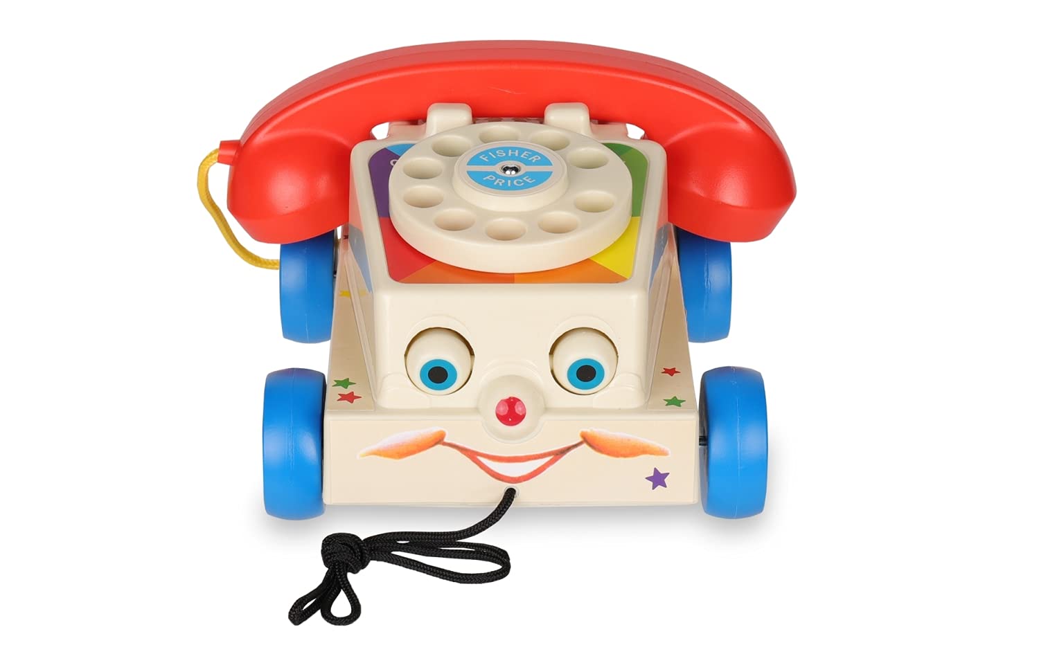 Retro Chatter Phone shown as a bright pull-along plaything