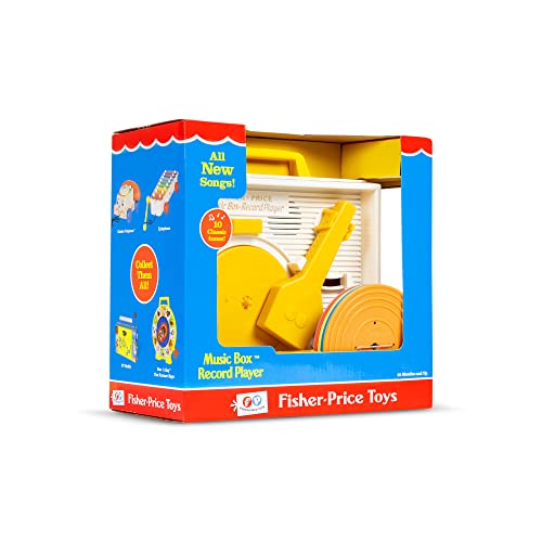 Basic Fun Fisher-Price Classics Records inside showing five discs.