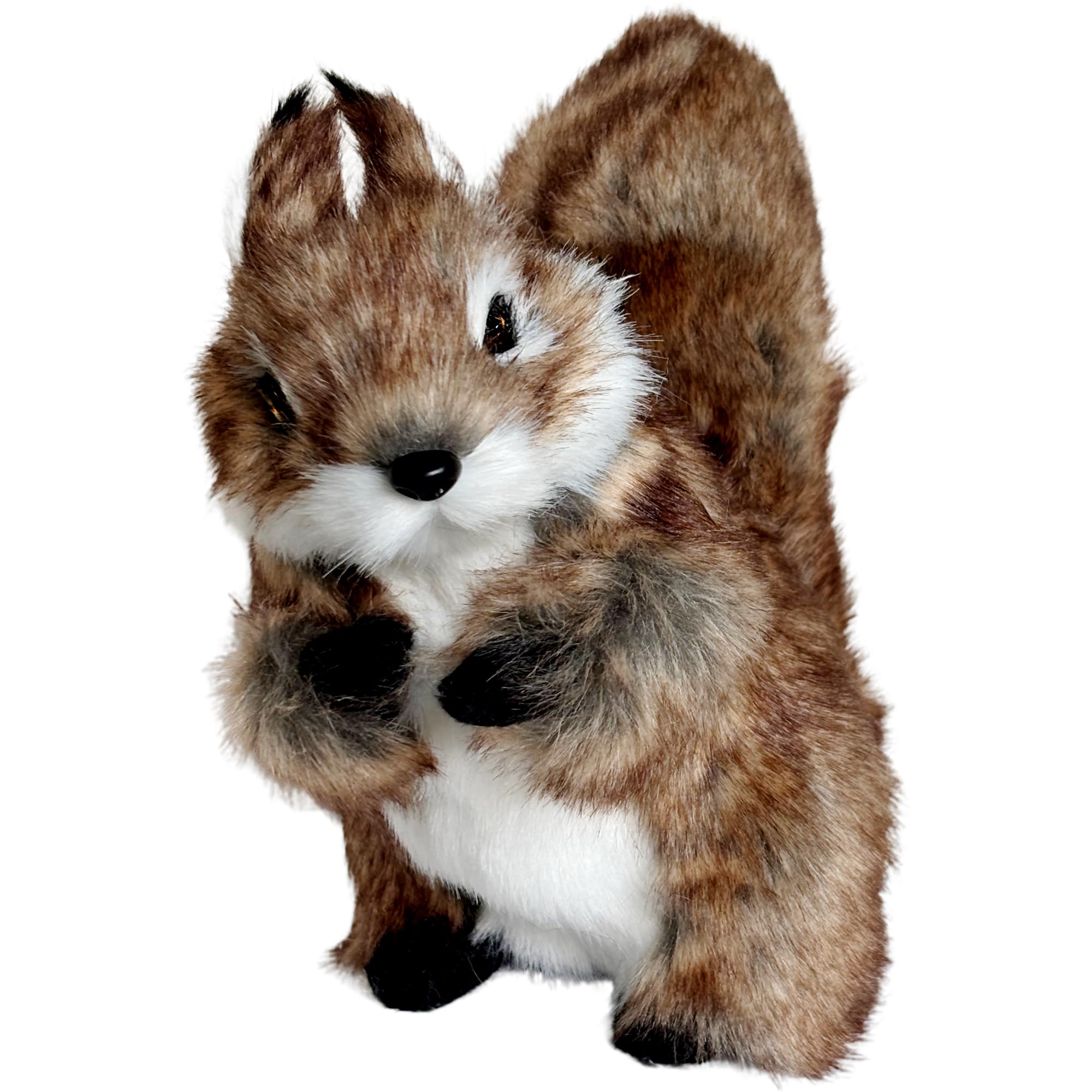 Basuo-9Q squirrel fluffy tail detail enhances woodland decor