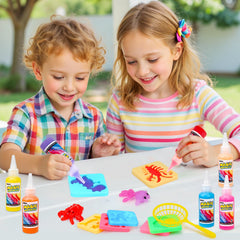 Basytodio 16 molds for water pets invite imaginative crafts.