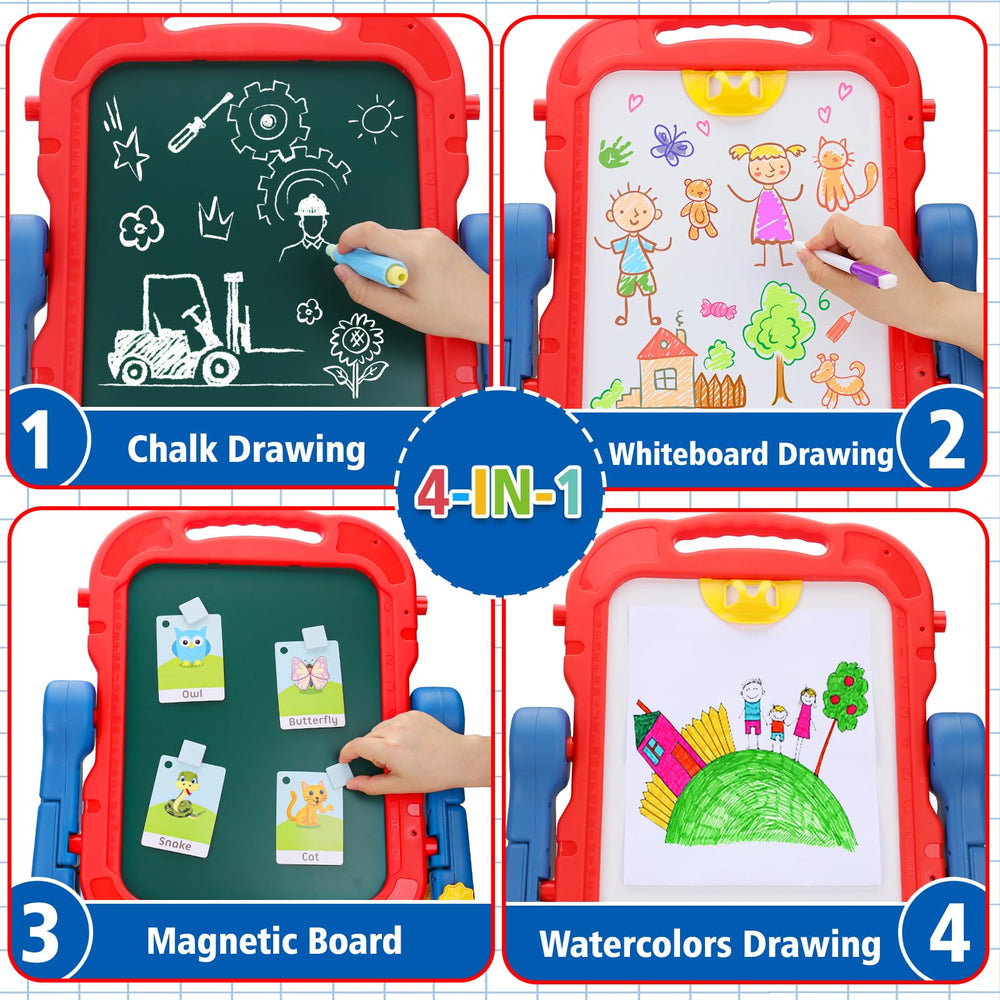 Basytodio adjustable height easel growing with children for extended use