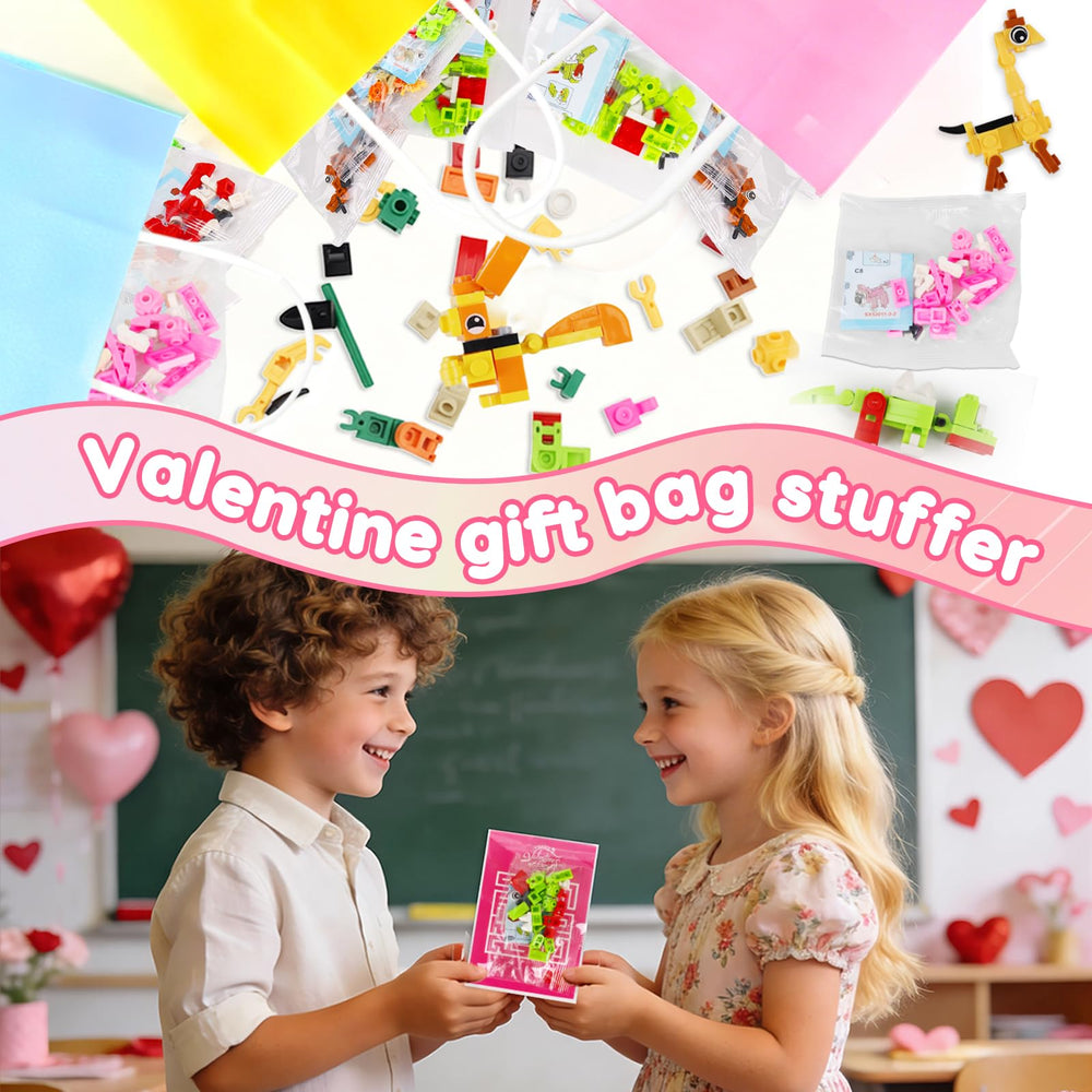Basytodio animal mini building blocks—ideal classroom treasure box toy options.