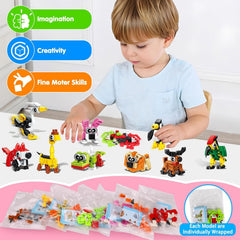 Basytodio animal mini building blocks—compact packs for Easter egg fillers.