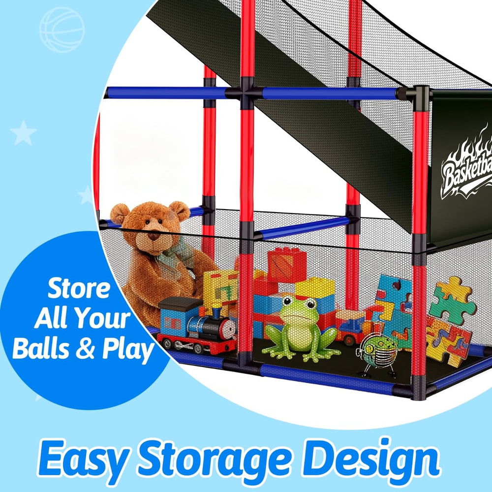 Basytodio auto-return net keeps balls ready for the next shot