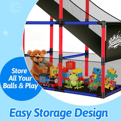 Basytodio auto-return net keeps balls ready for the next shot