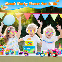 Basytodio kids sunglasses neon blue to reduce glare outdoors