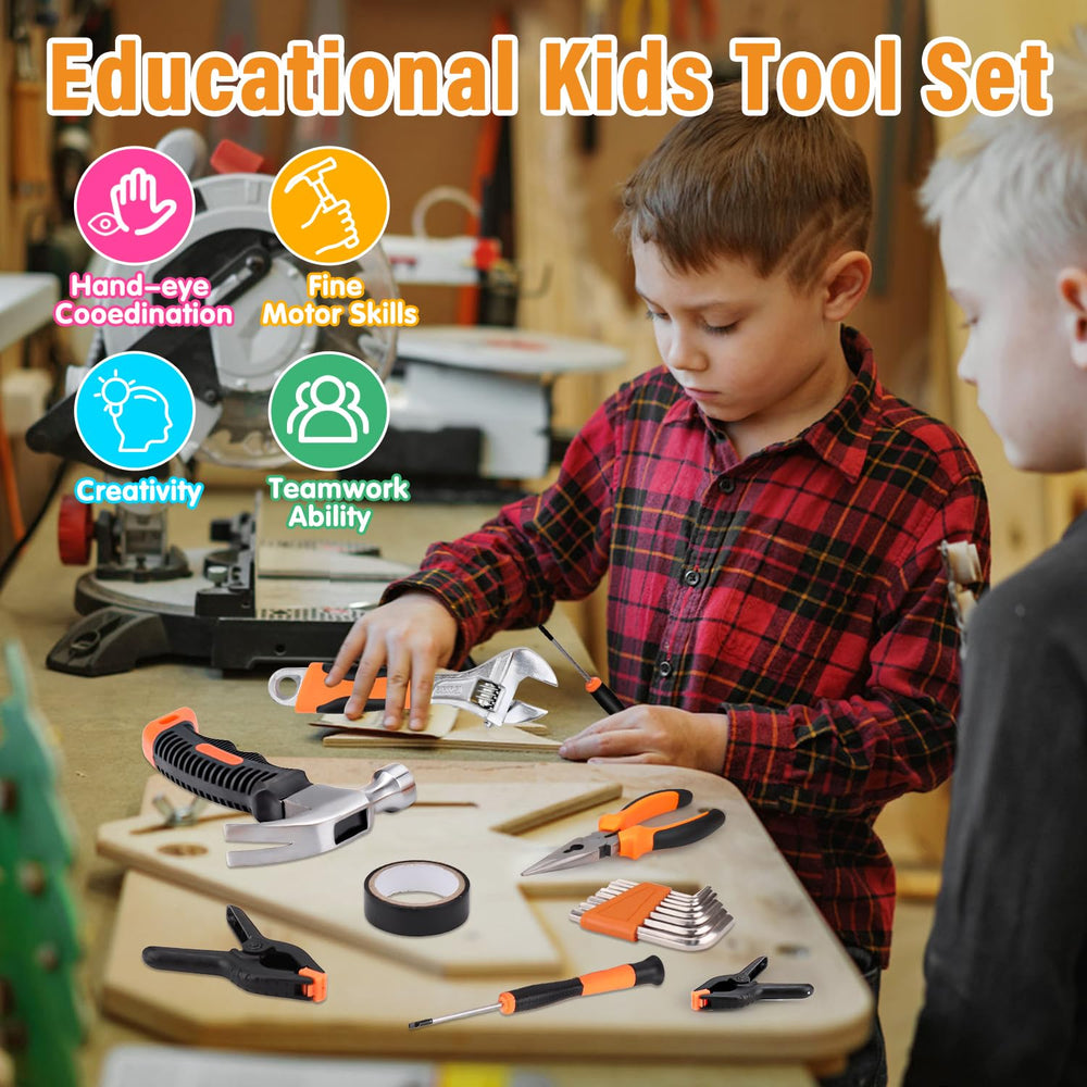 Basytodio level and measuring tools enable precise, age-appropriate projects.