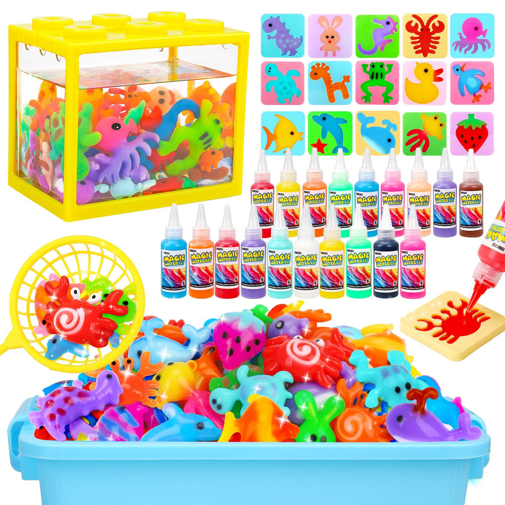 Basytodio magic water elf toy kit image highlights the front display for creative play sessions.