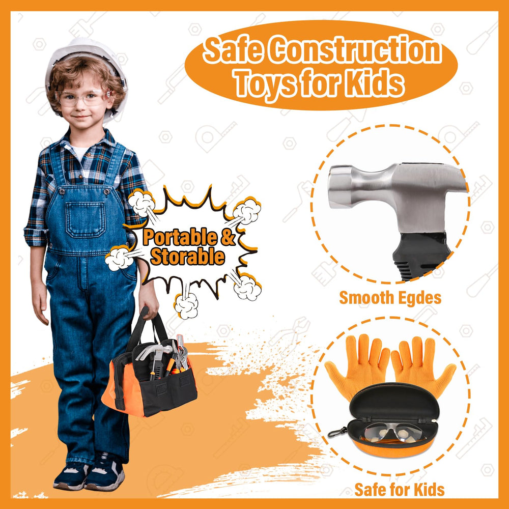 Basytodio woodworking tools kit designed for budding builders to practice real skills.