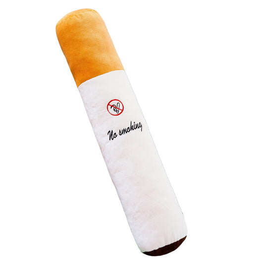 Batedan cigarette plush pillow 80cm, soft texture enhances cozy bedroom decor